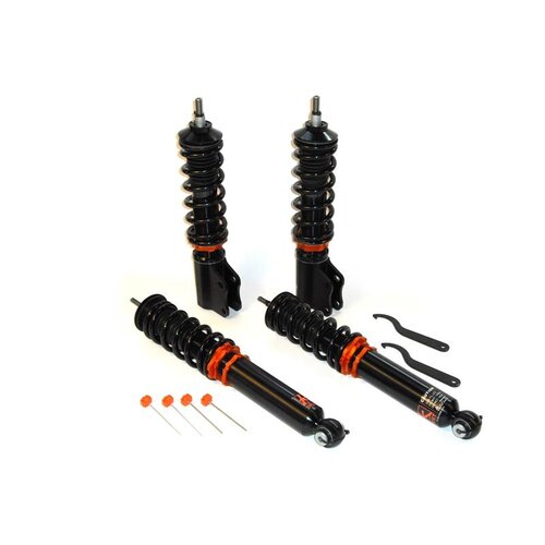 K-Tec VW Polo III (6N) coilover street (front strut towers with rubber OE top mount)