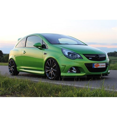 K-Sport Opel Corsa D coilover street