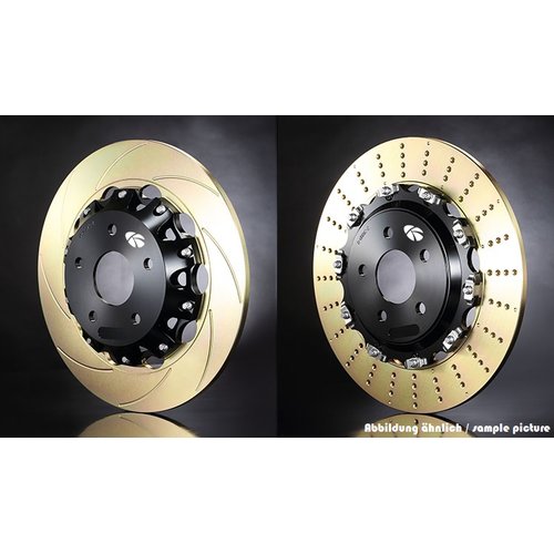 K-Sport Mazda 3 (EPB) build 13~UP, rear enlarged disc Kit from 265x10mm to 325mm, solid, fixed, slotted