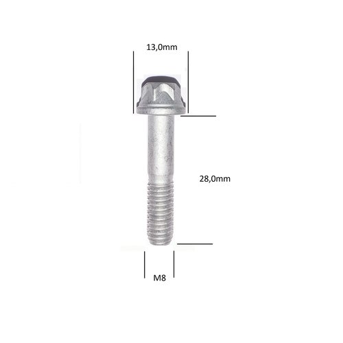 K-Sport Schraubenset M8x28 Torx fr fest verschraubte Reibringe 330-356mm ( DS10, DS11, DS15, DS16, DS20, DS21, DS25, DS26 )