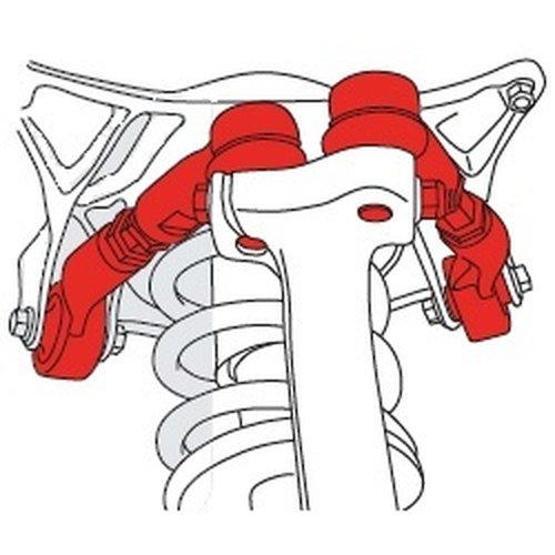 SPEC adjustable front upper link arm set for Audi // VW A4/S4/RS4/A5/S5/A6/S6/RS6/Allroad // 3B/3BG (98-08)