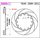 K-Sport Reibring-Set vorn DS09-1 330x32mm geschlitzt - Gen. 2009-2011
