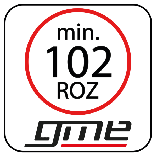 min. 102 ROZ Aufkleber