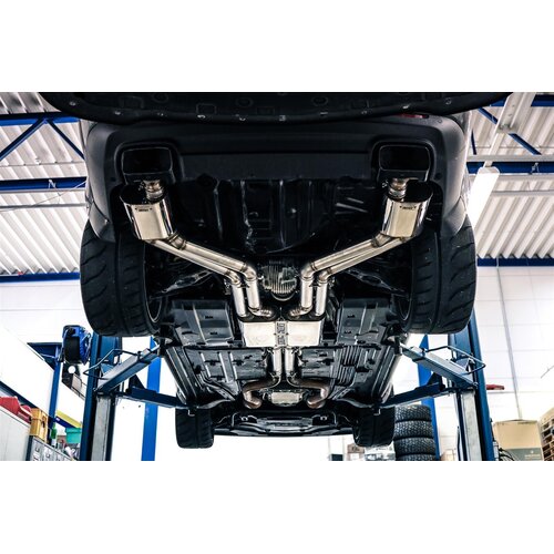 2 flutige GME Edelstahl Klappenabgasanlage 3 (76mm) Jeep...